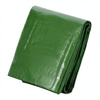 Bâche en tissu dentelle PVC/Polyester 100g/m² verte, max 2m x 4m, imperméable, résistante aux déchirures et aux UV, pour extérieur