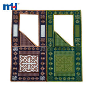 Cuello de encaje con cinta decorativa de Vavory grande bordado con adhesivo trasero para bata de hombre - Product Image 1