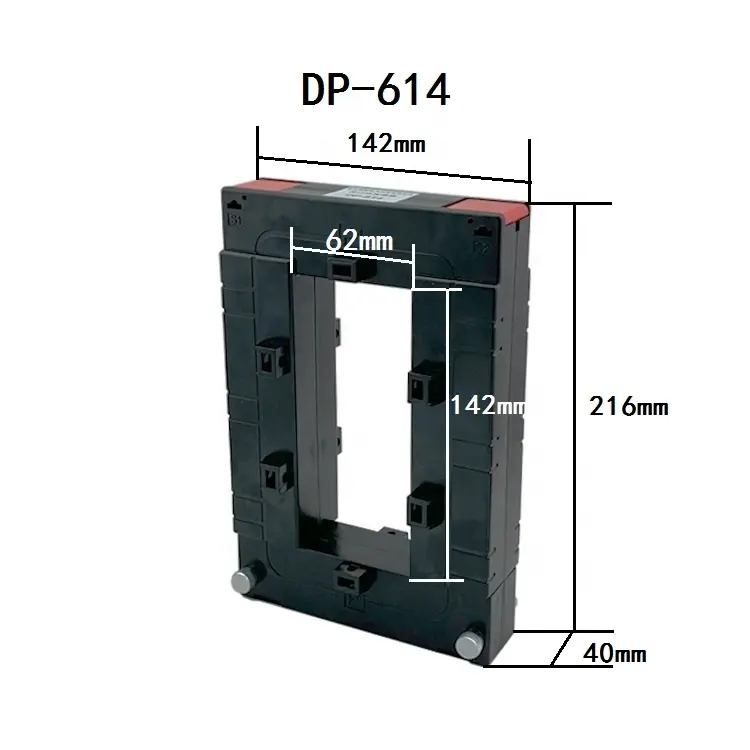 Высокоточный трансформатор тока переменного тока DP614, электрические трансформаторы с разъемным сердечником, трансформатор тока, зажимы постоянного тока до постоянного тока, нулевой квадрат