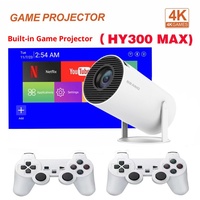 Projecteur 4K ultra-clair pour le commerce extérieur avec poignée pour utilisation en home cinéma, modèle HY300 MAX