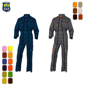 Vêtements de travail à la mode Combinaisons multi-poches Conception OEM Salopette à double fermeture éclair - Product Image 3