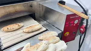 450 Degree Restaurante Pedra Forno, Produção em Massa Pita Pedra Forno Túnel "Tubo De Aquecimento" Pedra Forno Elétrico Pizza