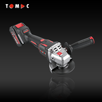 Meuleuse d'angle sans fil TOMAC Pro 20V 1600W sans balais 125mm M14 3 vitesses CE pour la découpe et le meulage