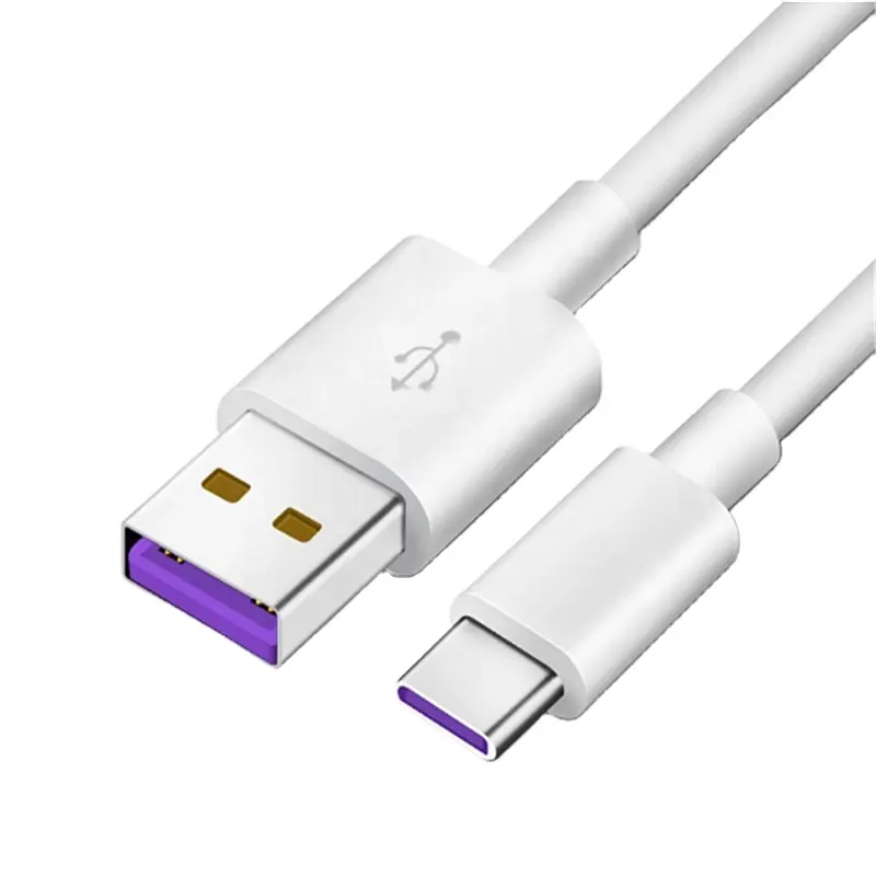 Manufacturer For Huawei 5A Type C Data Cable fast charging P20 Mate 9 10 Pro P10 Plus USB Type-C Super Charge Cable