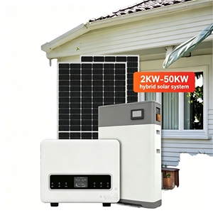 ชุดระบบพลังงานแสงอาทิตย์สำหรับบ้าน 5kW/10kW 30kW รองรับโหลดได้ 20KW แบบไฮบริดออฟกริดครบชุด - Product Image 1