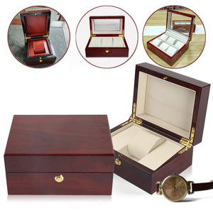 Caja de Exhibición para Relojes de Madera Pintada de Alta Calidad con Impresión de Logotipo Personalizado, Empaque Elegante para Relojes - Product Image 2