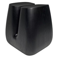 Table d'appoint Voxhome en panneau de fibres à densité moyenne, design italien créatif, meuble domestique irrégulier et original