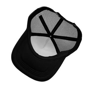 Casquette promotionnelle en gros, casquette de camionneur à 5 panneaux en maille, personnalisable avec logo, motif de dessin animé, style mignon, mousse unie de qualité supérieure - Product Image 4