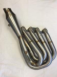 Acero inoxidable 304 nuevo espejo pulido rendimiento K <span class=keywords><strong>SWAP</strong></span> <span class=keywords><strong>K20</strong></span> K24 megáfono colector capó salida encabezado para - Product Image 2