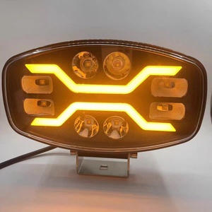 Faro LED Cuadrado de 9 Pulgadas para Camioneta o Furgoneta, Modificado, <span class=keywords><strong>con</strong></span> <span class=keywords><strong>Luz</strong></span> Alta y Baja, Señal de Giro Secuencial - Product Image 2