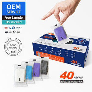 Gants d'examen médical jetables en nitrile avec logo personnalisé OEM, <span class=keywords><strong>sans</strong></span> poudre, certifiés EN455 ASTM, Guantes De Nitrilo pour hôpital - Product Image 6