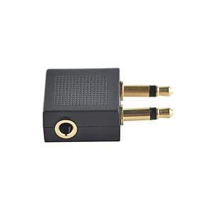<span class=keywords><strong>Convertidor</strong></span> <span class=keywords><strong>de</strong></span> adaptador <span class=keywords><strong>de</strong></span> conector <span class=keywords><strong>de</strong></span> <span class=keywords><strong>audio</strong></span> AUX macho <span class=keywords><strong>de</strong></span> 3,5mm a hembra <span class=keywords><strong>de</strong></span> 3,5mm <span class=keywords><strong>para</strong></span> usar auriculares en vuelos <span class=keywords><strong>de</strong></span> aviones - Product Image 2