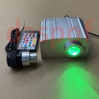 Kit de plafonnier étoilé 10W RGBW Twinkle Starlight pour voiture, éclairage de toit 12V à fibres optiques, contrôle par application et musique