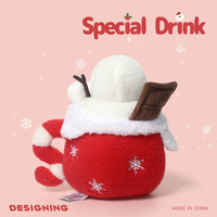 Jouets en peluche super doux personnalisés et poupées sur le thème de Noël, rembourrés de coton, cadeaux de Noël et décoration intérieure