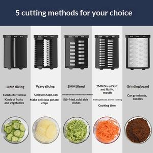 Edelstahl Elektrischer Fleischwolf Mini Haushalts- und Gewerbe-Multifunktions-Küchenmaschine Gemüseschneider Wurstfüller 2 - Product Image 4