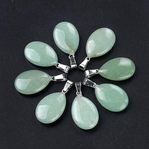 Nouvel Arrivage DIY : Pendentif Goutte Plate en Agate Fauve Style Pierres Naturelles de Guérison pour Collier Tricoté à la Main – Idéal Cadeau - Product Image 3