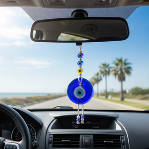 12x37 CM Evil Eye Car Ornament Objetos decorativos para la decoración exterior del vehículo - Product Image 2