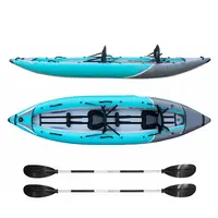 Inflatable नौकाओं फैक्टरी 2 व्यक्ति मिलकर कायाकिंग समुद्र कश्ती डबल डोंगी inflatable सस्ते kayaks