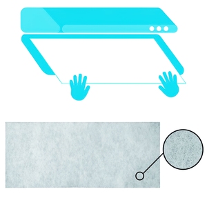 Filtro per Cappa Aspirante 45x95 cm 150 g/m² - Product Image 1