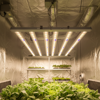 Barres lumineuses pour plantes Clone Light Bars 4' Blanc froid 660nm 450nm Bleu LED Grow Light