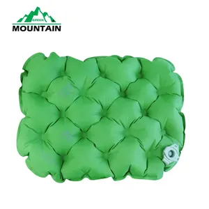 Soft Travel Sitzpolster für Camping im Freien Aufblasbares tragbares Kissen Ultraleichtes Nylon TPU Aufblasbares Sitzkissen für den Außenbereich