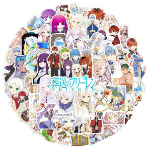 2023 nuevo anime japonés Frieren calcomanías 50PCS managa Hoshikuzu Telepath sticker - Product Image 5