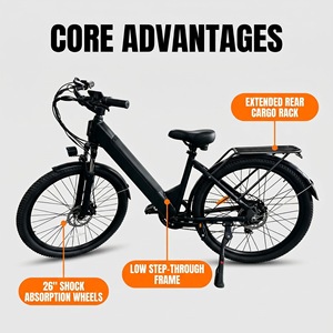Vélo de montagne électrique pour hommes et femmes, nouvelle batterie au lithium amovible, vitesse variable, assistance électrique, pour adultes - Product Image 3