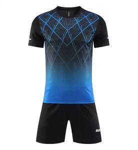 Özel Tasarım Retro Futbol Formaları Antrenman Maçları İçin Otomatik Kesim Baskılı Desenler |   OEM Hizmeti Mevcuttur %100 Polyester - Product Image 1