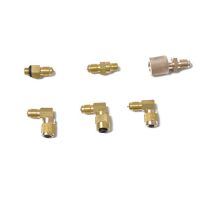 Kit de conversion de système de climatisation automobile R12, 8 pièces, raccords flexibles en laiton pour systèmes HVAC - Product Image 3