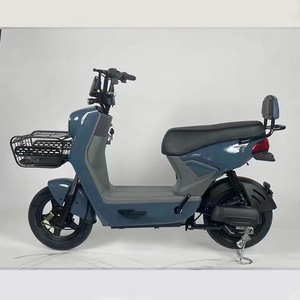 Vélo électrique urbain 48V 350W avec moteur arrière de 14 pouces, 3 vitesses, autonomie de 40-60 km, vélo électrique pour adultes, vélo de banlieue avec panier - Product Image 2
