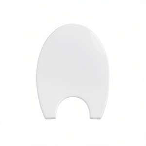 Asiento de inodoro para Globo Vaso Ronda Forma 1, blanco, con bisagras de expansión en forma de C, 50.5 cm de longitud - Product Image 3