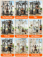 Nouvelle Offre 2026 : Machine Smith Multifonctionnelle Professionnelle avec Rack à Squat et Barre Intégrés pour Salle de Sport – Équipement de Fitness Complet