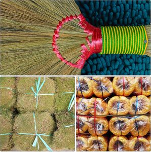 Foska Proveedor de oficinas Colores brillantes Rollo de cuerda para el hogar 100m de longitud 70g Poliéster Nylon Plástico Reutilizable Cuerda de embalaje - Product Image 5