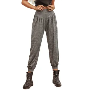 Pantalones holgados de estilo informal para mujer, calzas elegantes de estilo Harem