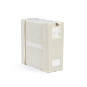 Clothing Organizer <b>Storage</b> <b>Box</b> Rectangle Gray <b>Beige</b> Solid Color For Wardrobe Home Use - Product Image 2