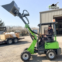 Chargeur télescopique LAWNIO avec bras télescopique, capacité de déchargement élevée pour chargement en hauteur, poids net de 1250 kg, livraison gratuite