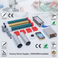 Système motorisé de changement d'affiches automatique Série JQ Kit de rouleaux pour caisson lumineux défilant Contrôleur numérique 24V DC pour affichage publicitaire