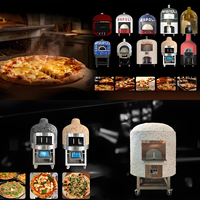 Commerciële elektrische Napoli pizzaoven van roestvrij staal 304L, zware uitvoering, voor op het aanrecht, voor restaurants
