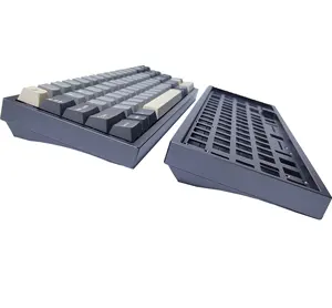 Özel 100%/80%/60% anahtar klavye durumda pirinç alüminyum mekanik klavye CNC durumda