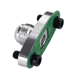 อะแดปเตอร์หน้าแปลนท่อออยล์เทอร์โบชาร์จเจอร์ AN10 สำหรับ GT40 GT42 GT45 GT47 GT55 T3 T4 ODF-01 สีเงิน อะไหล่สำหรับดัดแปลงและอัพเกรดท่อ - Product Image 3