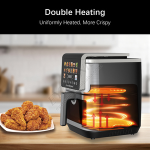 <span class=keywords><strong>Freidora</strong></span> de Aire Digital Multifuncional Sin <span class=keywords><strong>Aceite</strong></span> de 8L y 9L para el Hogar con Pantalla Táctil LCD a Color Personalizada de Acero Inoxidable - Product Image 6