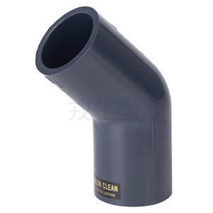 Coude à 45 degrés Sekisui Clean PVC pour raccord de tuyauterie d'eau ultrapure, fabriqué au Japon - Product Image 1