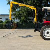 70pk 80pk 90pk Farm Lovol Tractor Gemonteerd Palmolie Fruit Oppikken Machine Palmolie Fruit Oogstmachine Ffb Palm Grabber