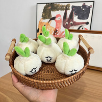 RuunJoy mignon en peluche légume pendentif porte-clés ail Design piment ail vert oignon forme porte-clés enfants jouet cadeaux