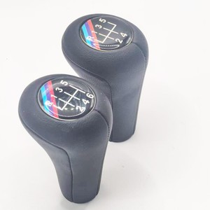 Car Gear <b>Knob</b> Leather Manual 6-Speed 5-Speed <b>Shift</b> Lever For Bmw E36 E46 - Product Image 1