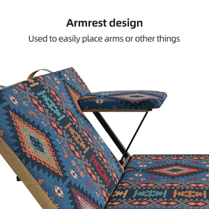 Tumbona Plegable para Exteriores HOMFUL con Color Personalizable y <span class=keywords><strong>Mesa</strong></span> Lateral - Product Image 4