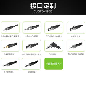 Micrófono de Diadema con Gancho para una Sola Oreja, Micrófono Inalámbrico de <span class=keywords><strong>3</strong></span> Pines y 4 Pines Mini XLR para Transmisor de Micrófono Inalámbrico - Product Image 6