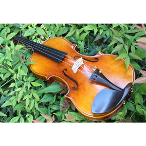 <span class=keywords><strong>Atelier</strong></span> de chant en bois pour <span class=keywords><strong>violon</strong></span>, 4/4 peinture à l'huile européenne de haute qualité, Antique, fait à la main - Product Image 3