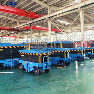 Platform Kerja Udara Genie JLG 4m 6m 8m <span class=keywords><strong>10m</strong></span> 12m 14m, <span class=keywords><strong>Lift</strong></span> Gunting Mobile Kecil Hidrolik Elektrik - Product Image 5