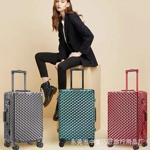 Women's Trolley <b>Suitcase</b> 24 28 Inch Combination Lock Lightweight Durable Spinner <b>Wheels</b> Business Travel Luggage - Product Image 1